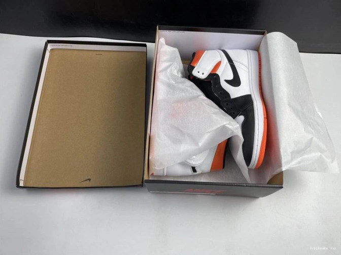 Rep MAX 555088-180 Orange 1 Air High Retro Electro Jordan 0812